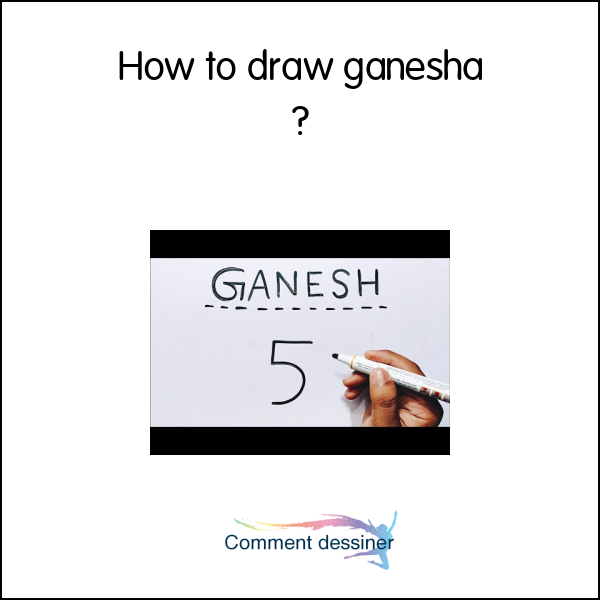 How to draw ganesha